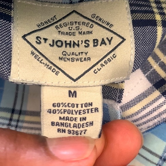 St. John's Bay Easy Care Button Down Shirt - Picture 3 of 3